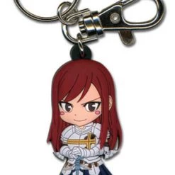 GREAT EASTERN Erza Scarlet Fairy Tail PVC Keychain