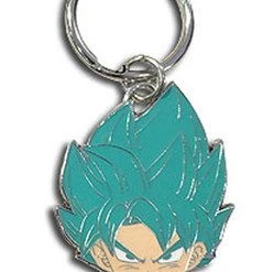 GREAT EASTERN Super Saiyan Blue Son Goku Dragon Ball Super Metal Keychain