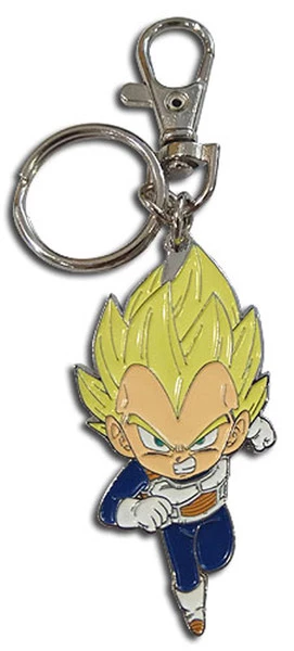 GREAT EASTERN Super Saiyan Vegeta Dragon Ball Super Metal Keychain
