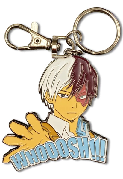 GREAT EASTERN Shoto Todoroki WHOOOSH!!! My Hero Academia Metal Keychain