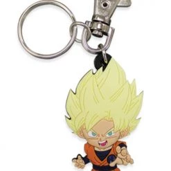 GREAT EASTERN Super Saiyan Son Goku Dragon Ball Super PVC Keychain