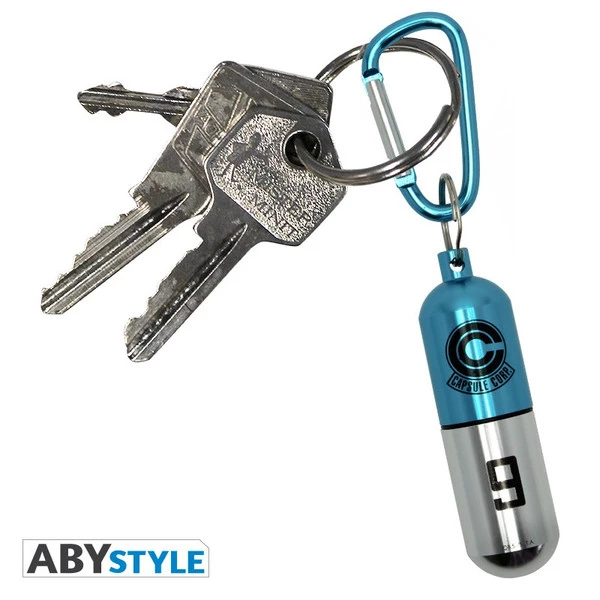 ABYSSE Blue Capsule Corp Dragon Ball Z 3D Keychain - Image 2