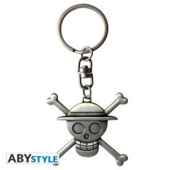 ABYSSE Monkey D Luffy Jolly Roger One Piece Metal Keychain