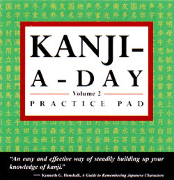 TUTTLE Kanji A Day Practice Pad 2