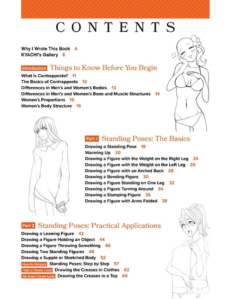 TUTTLE Learn To Draw Manga Women A Beginner's Guide - Image 2