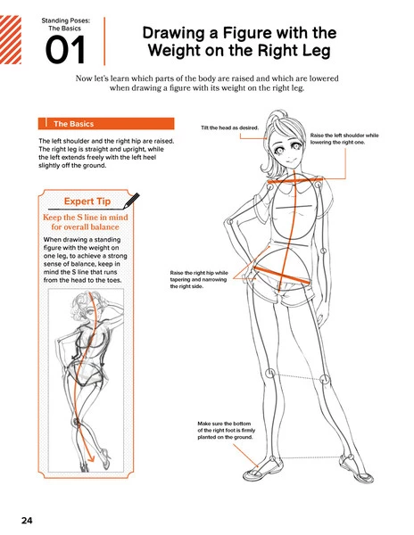 TUTTLE Learn To Draw Manga Women A Beginner's Guide - Image 7