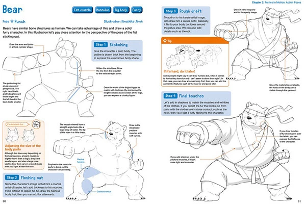 TUTTLE The Ultimate Guide To Drawing Manga Action Furries - Image 5